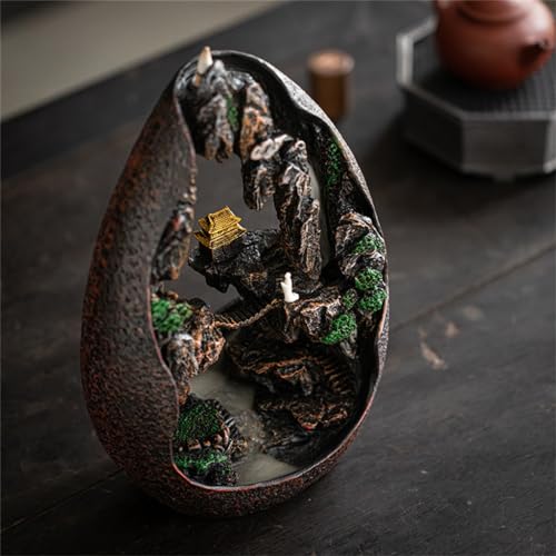 Porte-encens cascade pour cérémonie du thé et méditation zen
