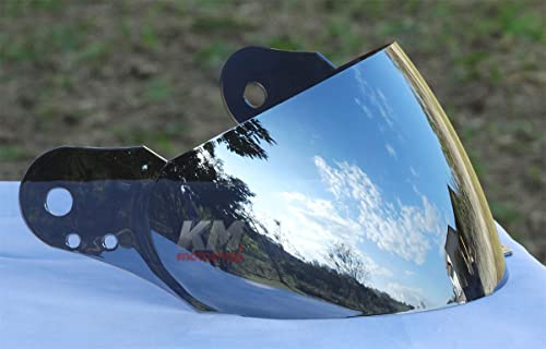 Viseira Cromada Compativel Mixs Gladiator Neo Cobra Raptor MX2 Power Eteceter Tratamento Anti-risco