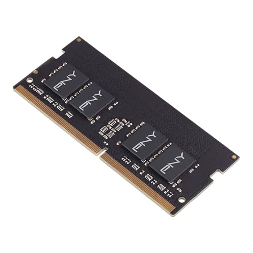 PNY Módulo de Memoria RAM Performance DDR4 para Ordenador Portátil SODIMM 2666 MHz 8GB, Negro (MN8GSD42666)