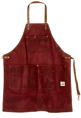 Dapper dan schort Barbero rood, zwart, Estandar