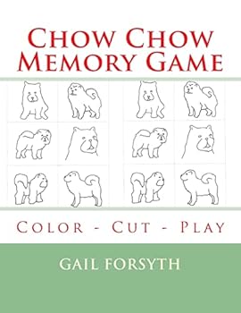 Chow Chow Memory Game: Color - Cut - Play