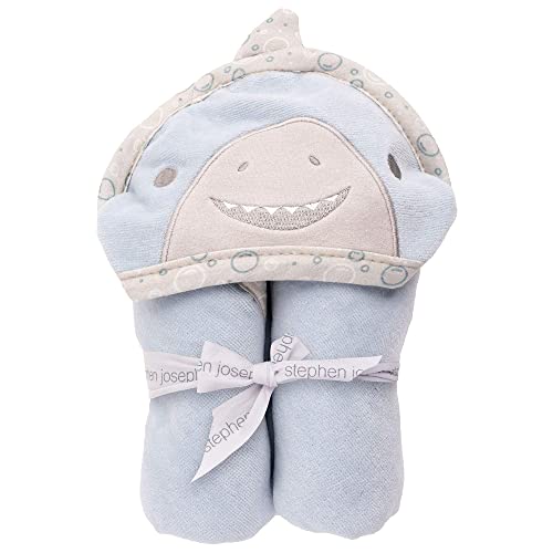 Image of Stephen Joseph Hooded Bath Towel, Shark (SJ119580)