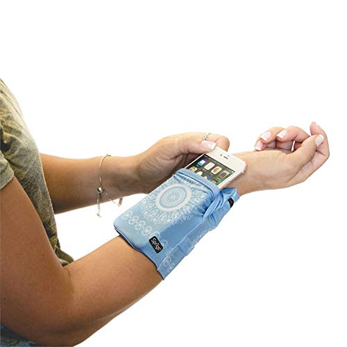 Sprigs Big Banjees Wrist Wallet (Batik Blue)3