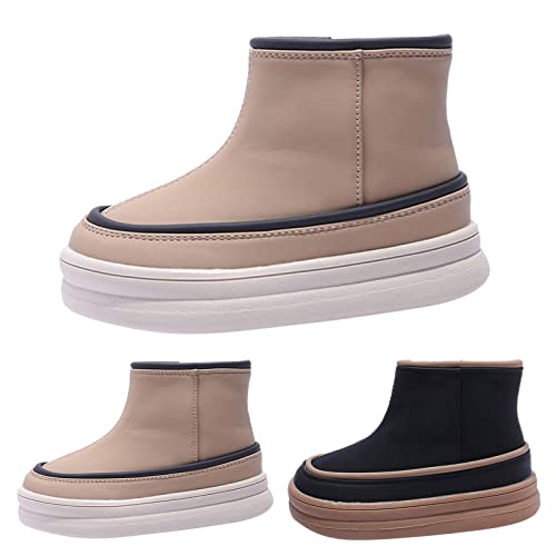 Fashiona Winter Children Boots For Boys And Girls Non Slip Thick Soles Flat Bottoms Round Toe Solid Shoes for Babies3