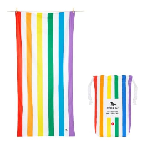 Dock & Bay Quick Dry Sand Free Beach Towel Cover