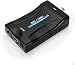 E-SDS BNC to HDMI Video Converter Box,BNC Adapter with Audio for Security Cameras DVRs Supports 720P/1080P Output