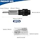 2stk Antennenadapter Autoradio, Auto Antennen Stecker, Autoradio Antennenanschluss DIN Stecker, Auto KFZ Antenne Stecker, Antennen Adapter Kompatibel, mit Fahrzeug Autoradio Radio Head (Vollkupfer)