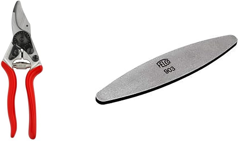 Model 6 Secateurs (Medium) & Model 903 Sharpener (Diamond Steel)