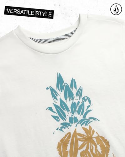 Image of Volcom Girls Shirts - Casual Crewneck Short Sleeve Graphic Tee Trendy Tops - Breathable Girls Summer Clothes
