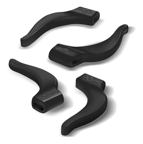 01 Cordão Cordinha Silicone Óculos Infantil Trava Gancho Cor: Preto