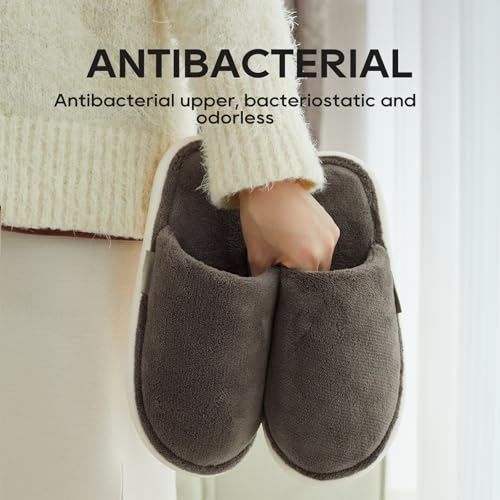 utune Slippers for Women House Slippers Winter Fuzzy Slippers Indoor Cozy Slippers Slip On Slippers for Men4