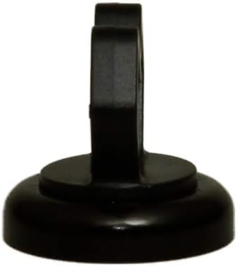 Mag Daddy 1/2 Inch Black Magnetic Cable Holder, Strong Polymer Cable Holder, 10 lbs Pull Strength, UL Listed, 10 Pieces/Bag