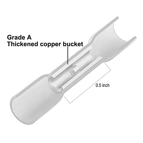 Class A, 660 PCS Heat Shrink Butt Connector, 10~12 14~16 18~22 AWG Electrical Butt Wire Connectors - Insulated Crimp Waterproof Butt Splice Terminal for Marine Automotive - Thumbnail 5