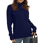 Pullover Damen Winter Kabel Stricken Pulli Largarm Rollkragenpullover Strickpullover Damen Knit Zopfstrick Sweater – Bild 4