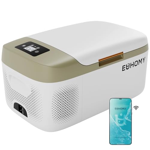 EUHOMY 12 Volt Refrigerators, 17QT Car Refrigerator APP Control, ...