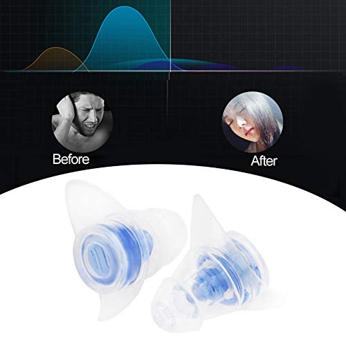 Tarente High fidelity 27dB anti-lawaai oorplugs concert muziekfestival gehoorbescherming (blauw) - Image 5