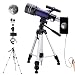 BEBANG Télescope pour Enfants débutants Adultes, 70 mm télescope réfracteur Astronomie avec trépied, Cadeau de télescope pour Enfants