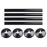chrome covers 【Instalación problemática】Diseñado para una fácil instalación, estos tubos y manguitos de cubierta de tubo son fáciles de usar con botones de presión que se pueden fijar fácilmente a los tubos de su radiador. No se necesitan herramientas o habilidades especiales, conéctalos para un aspecto limpio y elegante.