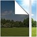 Coavas Solar One Way Mirror Film Non Adhesive Static Cling Heat Control Sun Blocking Glare Reduction Anti UV Window Tint Removable for Home and Office 35.6" x 78.7" Black