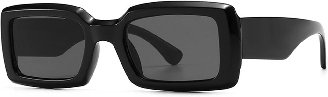 Green rectangular sunglasses for men's small square sunglasses for modern rock and roll women's sunshade UV400