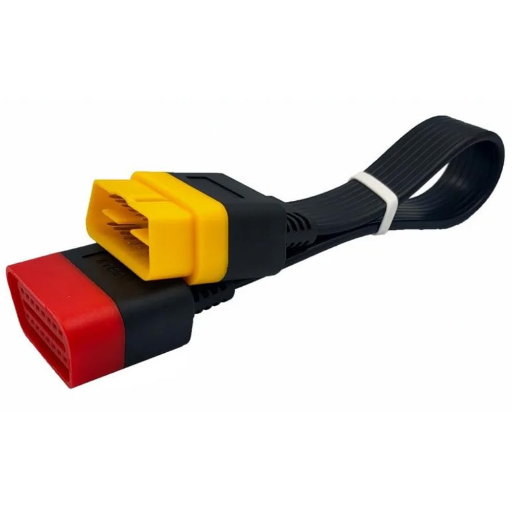1 unidad de escáner conector Dual OBD2 16 pines para coche macho a hembra para herramienta launch x431