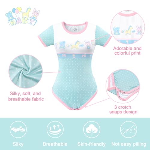 Littleforbig Silky Romper Onesie Pajamas Bodysuit - Baby Parade Vintage Onesie3