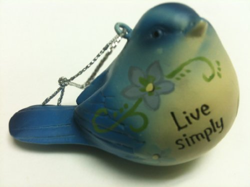 Live Simply Bird Decoration