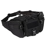 KOMPAKTE KAPAZITÄT: 2 Die Haupttasche für Geldbörsen, iPad, Sonnenbrillen, Kleine Taschenlampe, 2 Seitentaschen für Schlüssel, Feuerzeug, 1 Die hintere Anti-Diebstahl verdeckte Tasche ist groß genug für Smartphones, ID-Karte und einige wertvolle private Gegenstände zu halten... alles kann in einer Tasche sein!