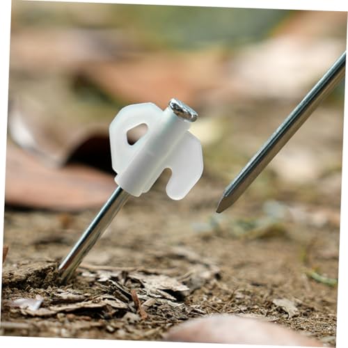 6 Piezas Estacas de Camping de Hierro Reflectivas para Tienda de Campaña miniatura 4