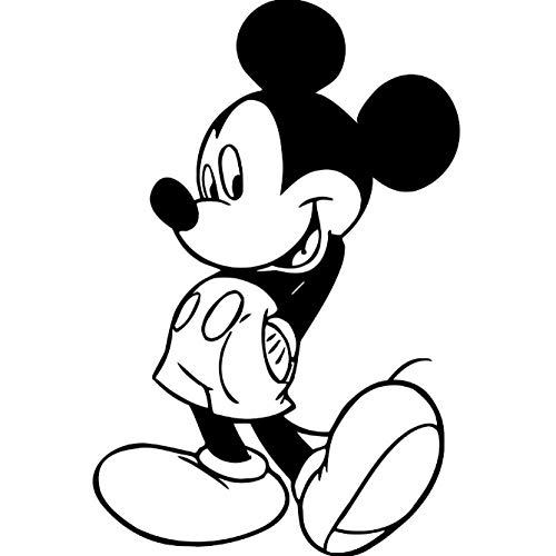 Décor De Chambre D'Enfants Mickey Mouse Wall Sticker Cartoon Personnage Wall Decal Nursery Decor Amovible Mickey Mouse Wall Poster