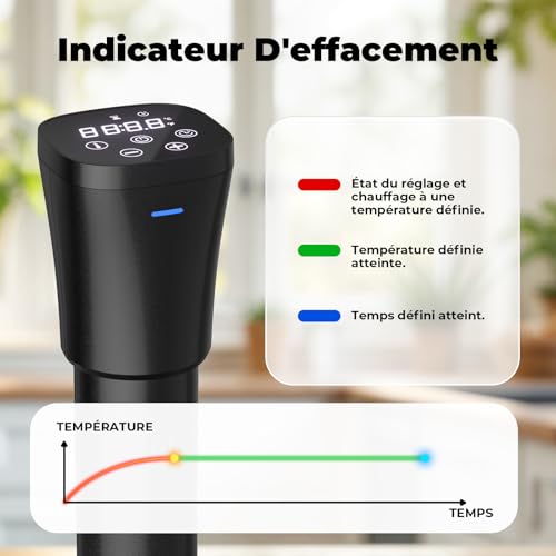 Cuisson sous vide thermoplongeur pour des repas sains et faciles