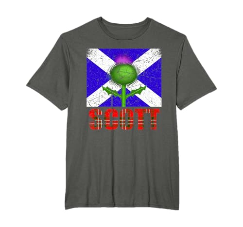 Clan Scott Tartan Nom de famille écossais Scotland Pride T-Shirt