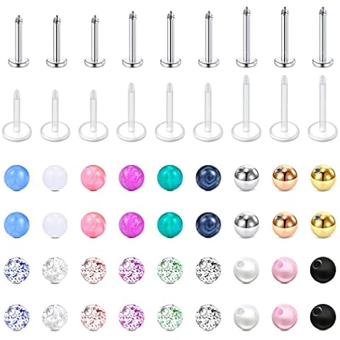 Longita 16G Bar Lip Piercing Set Cover