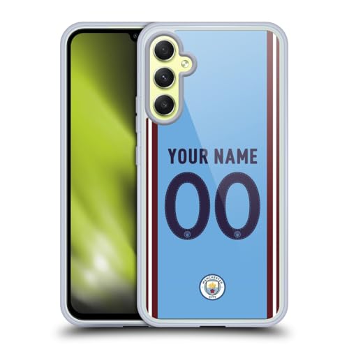 Coque personnalisée Man City Samsung A34 5G cadeau idéal pour supporter