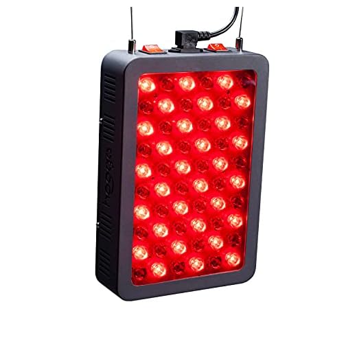 Hooga Red Light Therapy Device for Face, Body. Red Near Infrared 660nm 850nm, 60 Clinical Grade LEDs, High Power Output Panel. Improve Sleep, Pain Relief, Skin Health, Anti-Aging, Energy, Recovery.