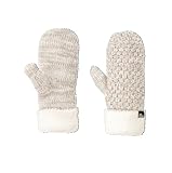 Lammfellartiges innenfutter Jack Wolfskin Damen HIGHLOFT Knit Mitten Women Gloves, Winter Pearl, M