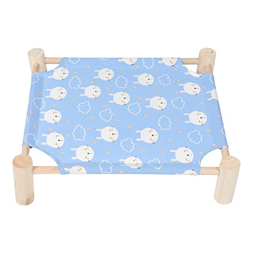 Ipetboom 2 Peças Cama de Rede de Gato Cama de Cama de Gato Ao Ar Livre Cama de Rato de Pé Alto Cama