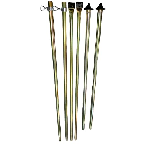 Vanilla Leisure - Caravan Awning Pole Set of 2 Provides Strength & Stability to Rear of Porch Awning Awning Pole Set for Caravan or Motorhome - Max Height: 2.6m