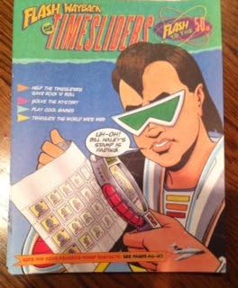 Comic books Flash Wayback and the Time Sliders -flash to the 50's