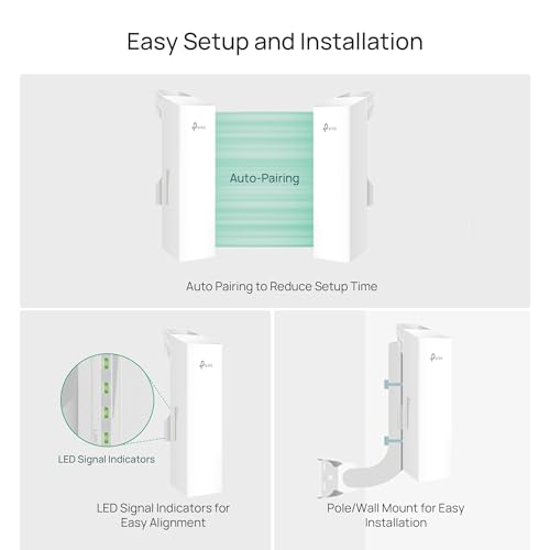 Image of EAP115-Bridge KIT Omada Wireless Bridge 5 GHz 300 Mbps Long-Range Indoor /Outdoor Access Point