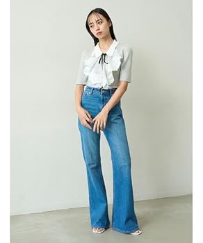 Amazon | [スナイデル] ラッフル刺繍ニットプルオーバー