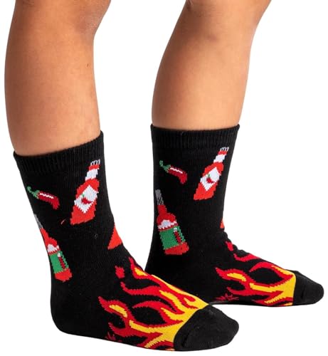Sock It To Me, Boys Crew Tacosaurus Socks, One Size, (3-Pack)3
