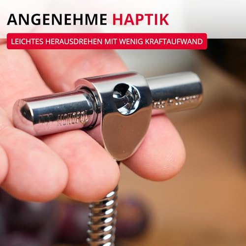 Glockenkorkenzieher von Westmark aus Stahl und Zink-Druckguss, verchromt