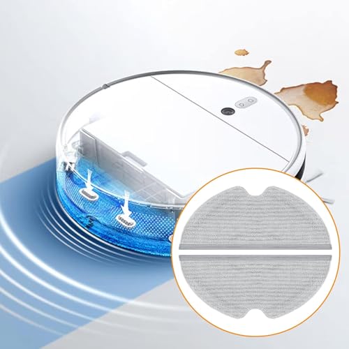 Image of AutoStory 4pcs Replacement Mop Pads Compatible with Dreame D9 /D9 Pro /D9 Max /F9 /F9 Pro /L10 Pro Robot Vacuum Cleaner, Washable, Reusable Microfiber Mops (Pack of 4)