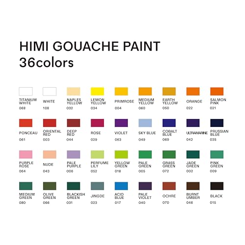 Tube de peinture gouache HIMI sans gaspillage pour carnet - 4