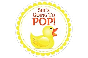 She&#x27;s Going to Pop Stickers: Celebrate Your Pregnancy Journey