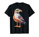 Seagull Beach Sea Herring Gull Ocean Cute Seagulls T-Shirt