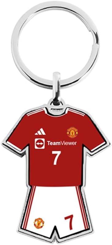 Spoil Your Wall 3Pcs SET Keychain | Christiano Ronaldo Football Jersey Number 7 Portugal | Suitable for Car Key Pendants | Soccer Lovers Collectible Toys | Keychain For Fans Souvenir Gift