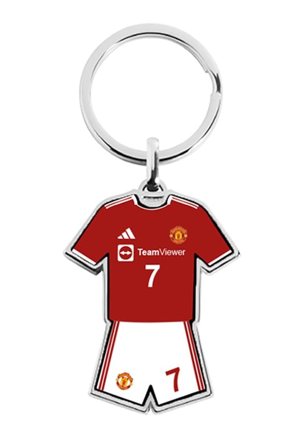 Spoil Your Wall 3Pcs SET Keychain | Christiano Ronaldo Football Jersey Number 7 Portugal | Suitable for Car Key Pendants | Soccer Lovers Collectible Toys | Keychain For Fans Souvenir Gift
