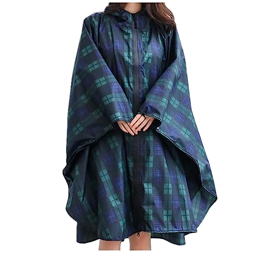 SAAKO Capa de chuva masculina longa com capuz. Capa de chuva masculina impermeável leve neutra